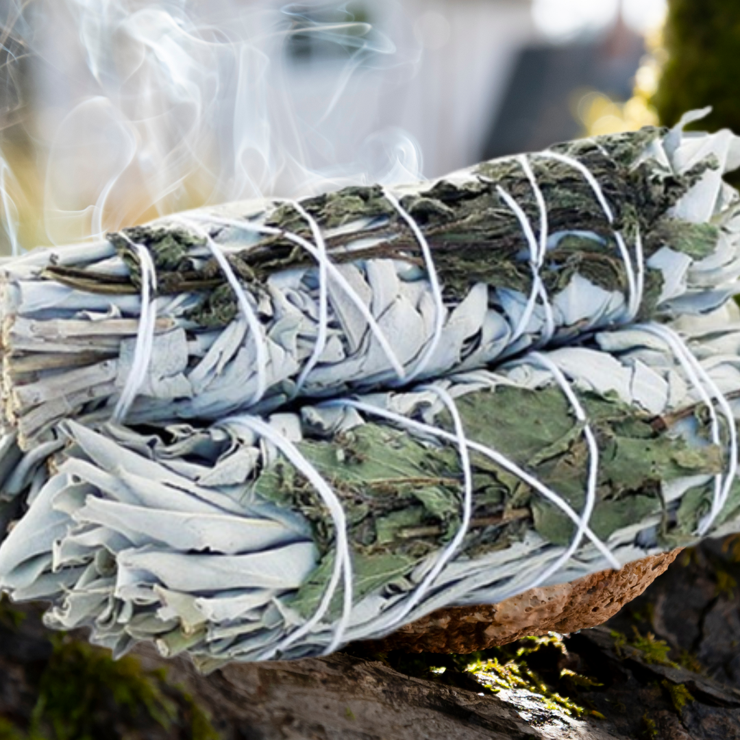 Awaken Sage Stick | White Sage + Peppermint | Clarity, Focus &amp; Energy