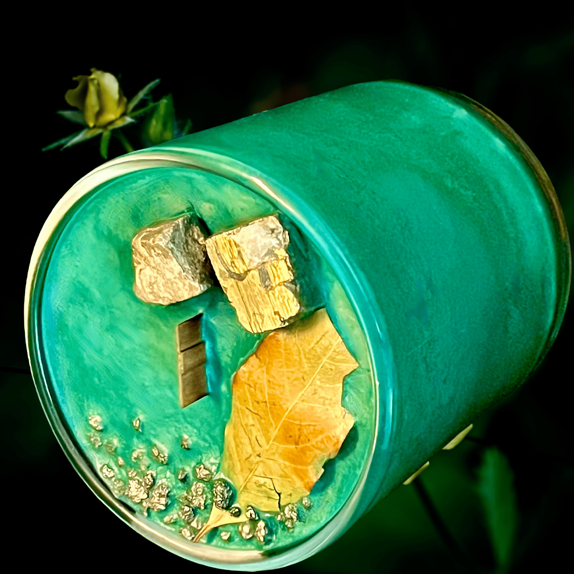 Currency Candle | Spelled Money Candle | Manifest Wealth &amp; Clear Financial Blockages - The Haus Of Alchemy