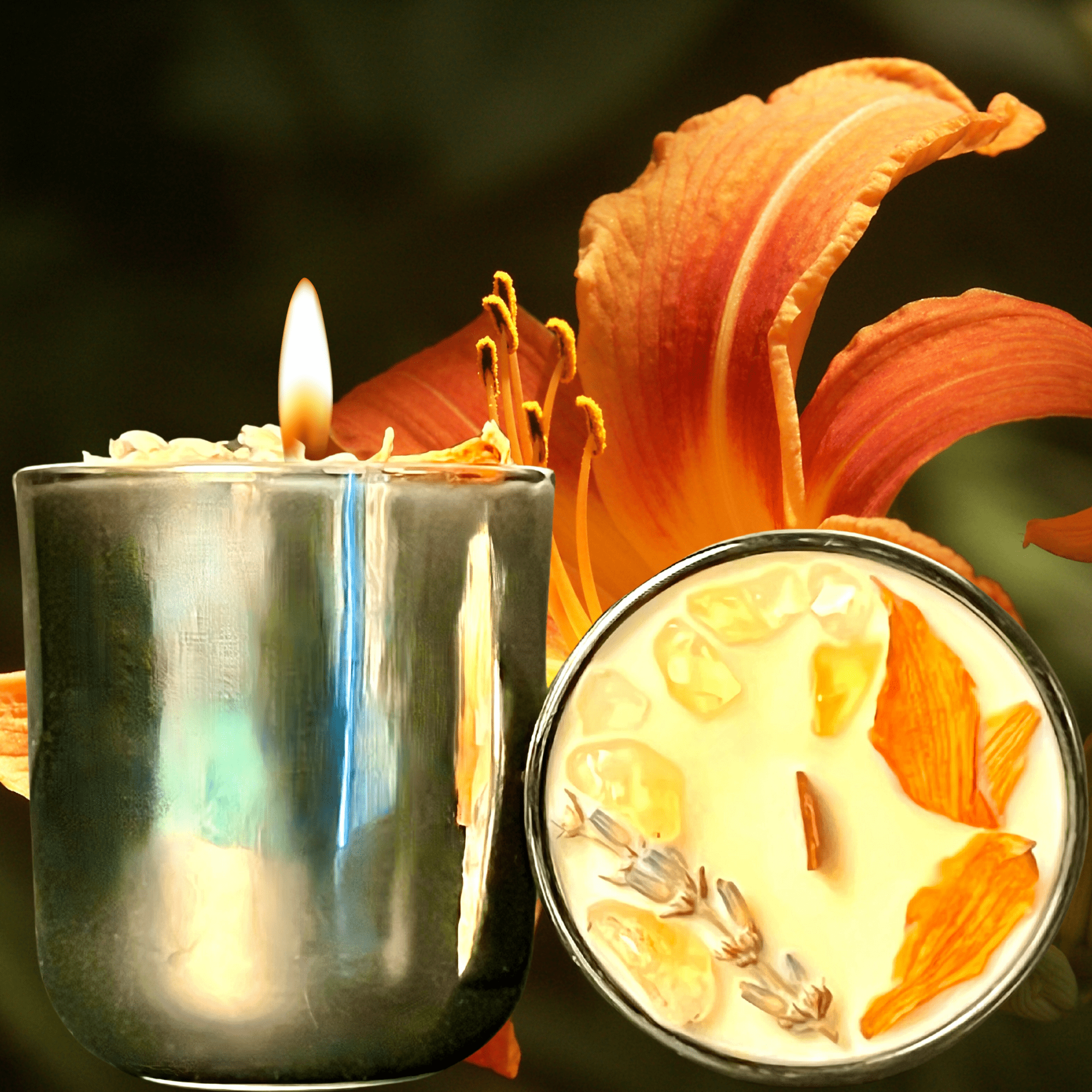 Happiness Mini Intention Candle | Joy, Positivity &amp; Good Vibes - The Haus Of Alchemy