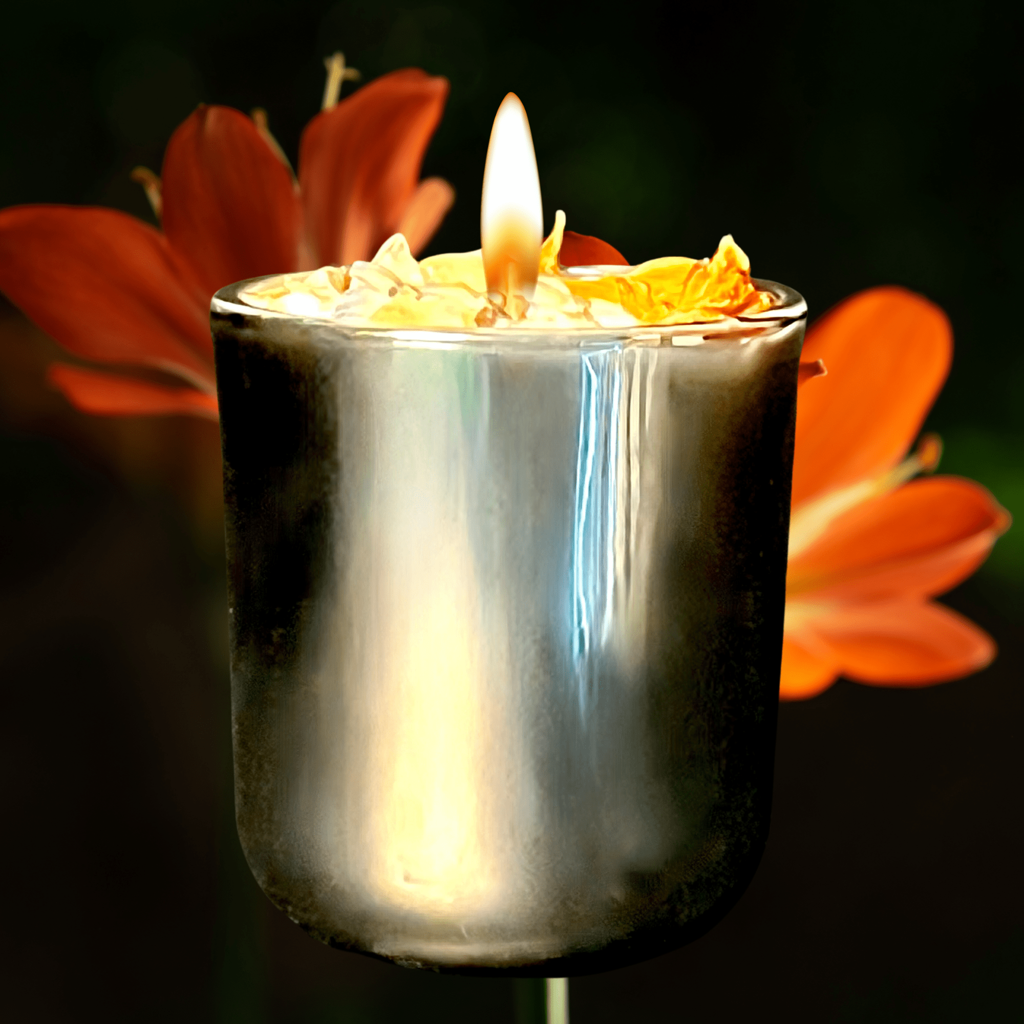 Happiness Mini Intention Candle | Joy, Positivity &amp; Good Vibes - The Haus Of Alchemy