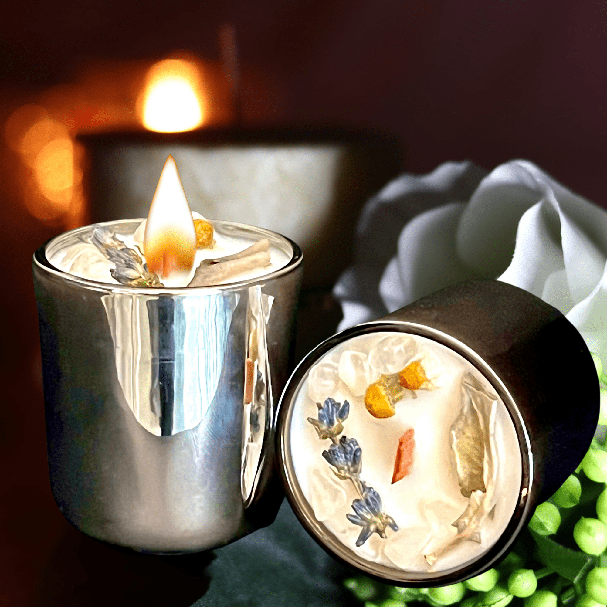 Sacred Mini Smudge Candle - The Haus Of Alchemy