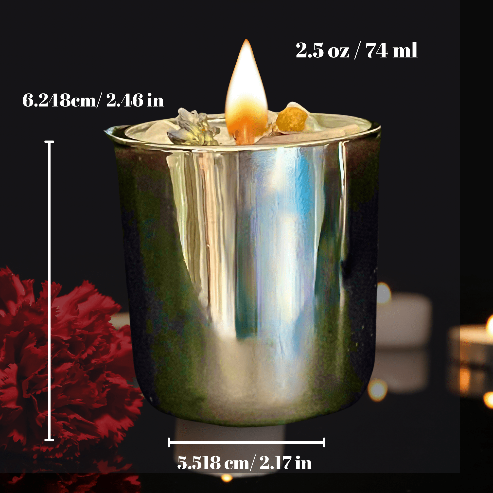 Sacred Mini Smudge Candle - The Haus Of Alchemy
