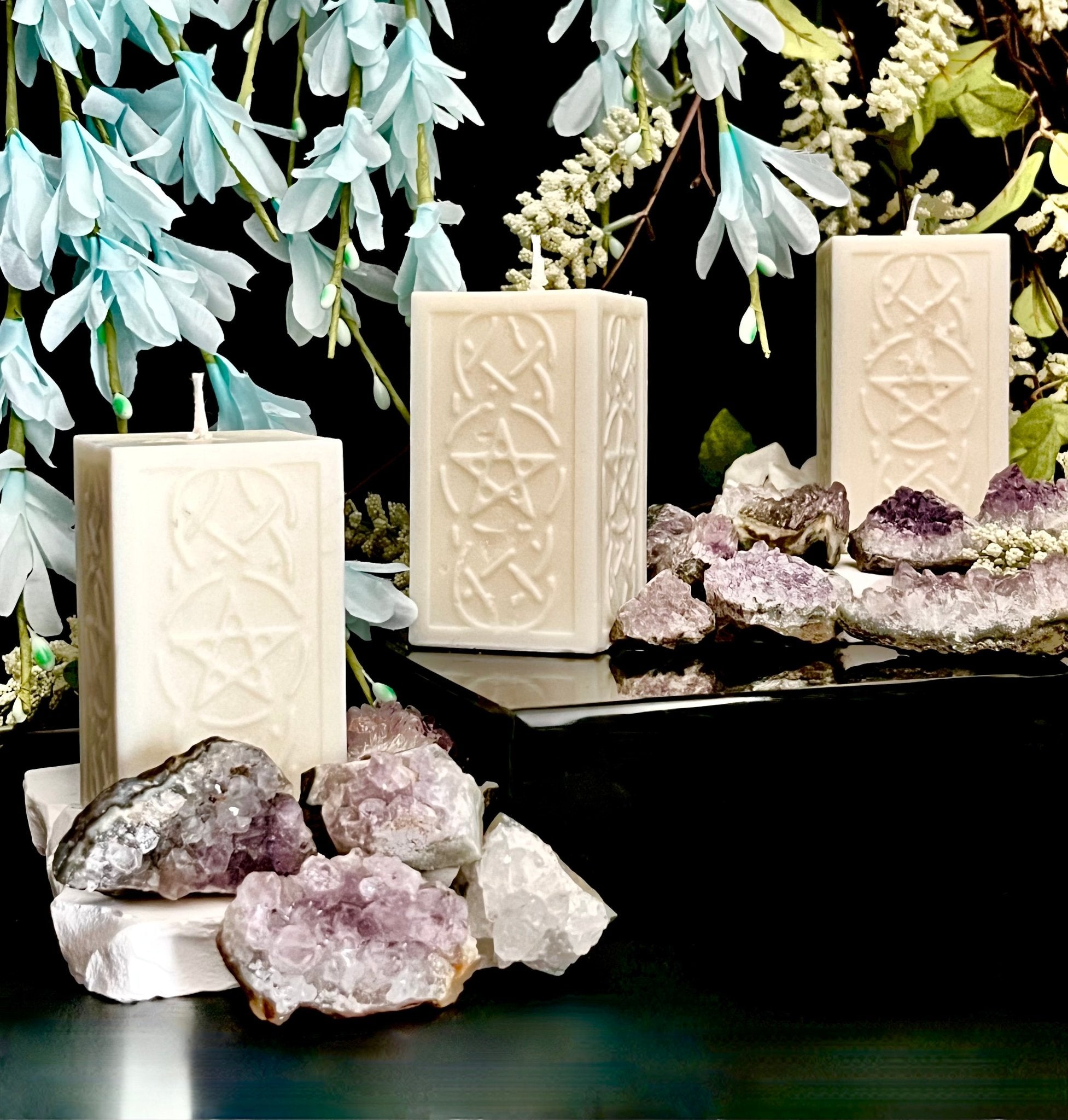 Pentacle Pillar Candle - The Haus Of Alchemy