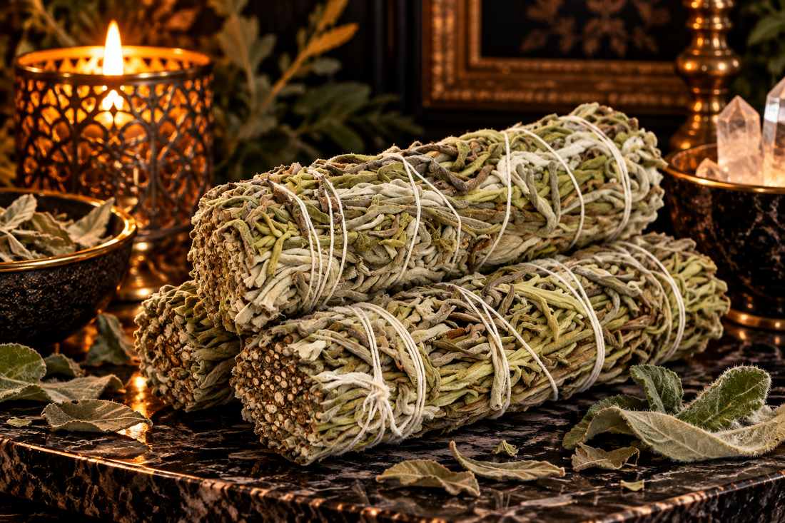 Sahumerio de gordolobo y salvia verde