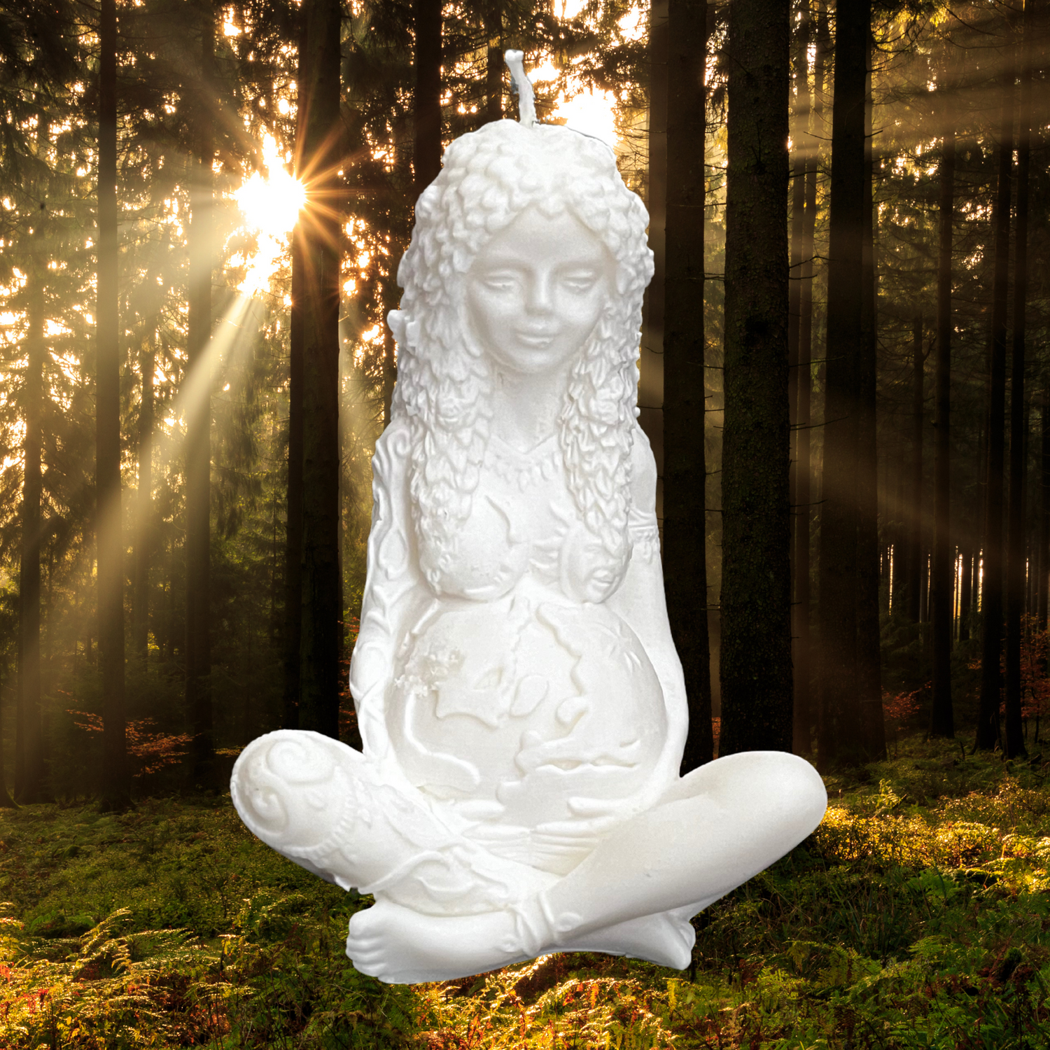 Mother Nature Figural Candle