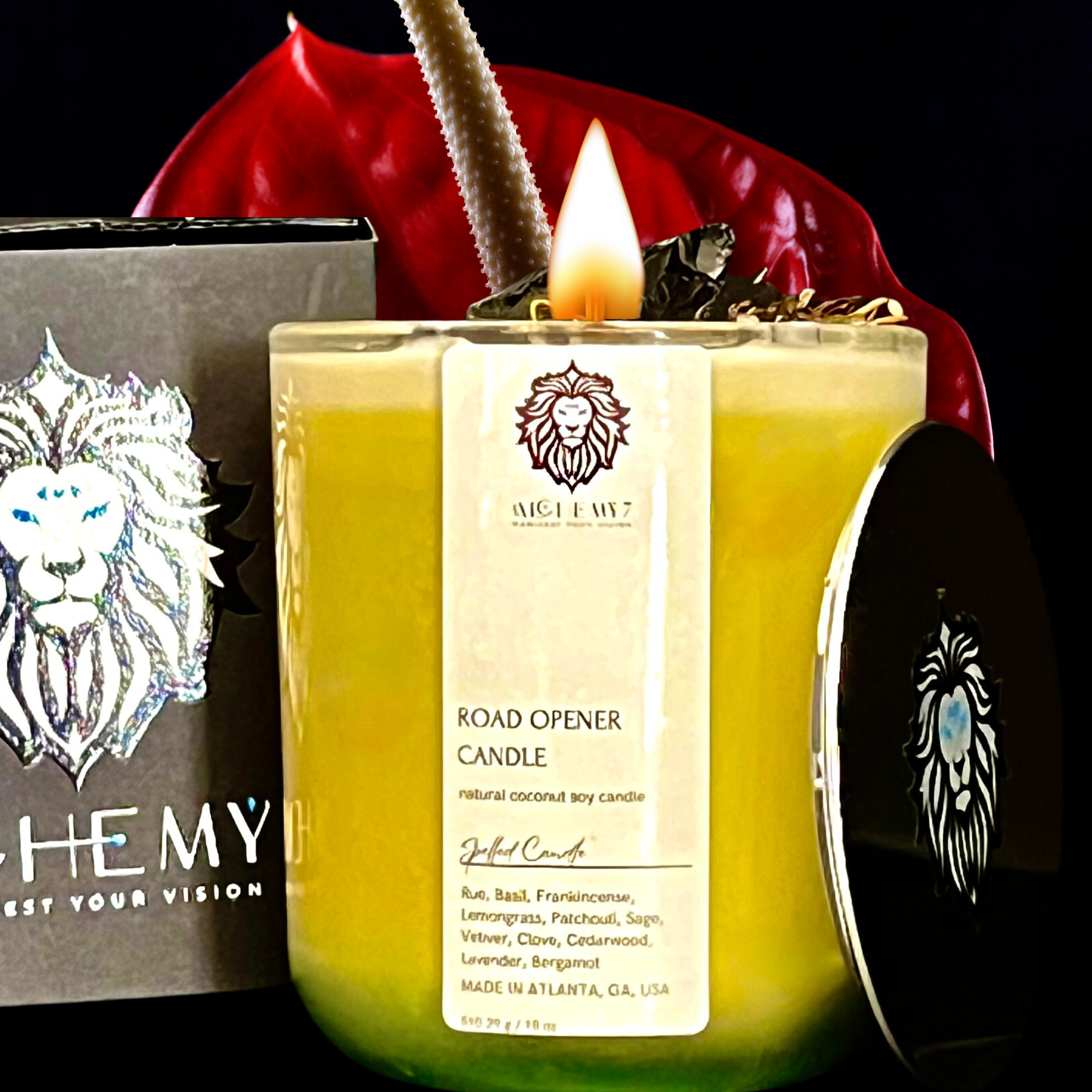 Road Opener Spelled Candle | Call the Gatekeepers, Clear Your Path, Unlock New Opportunities