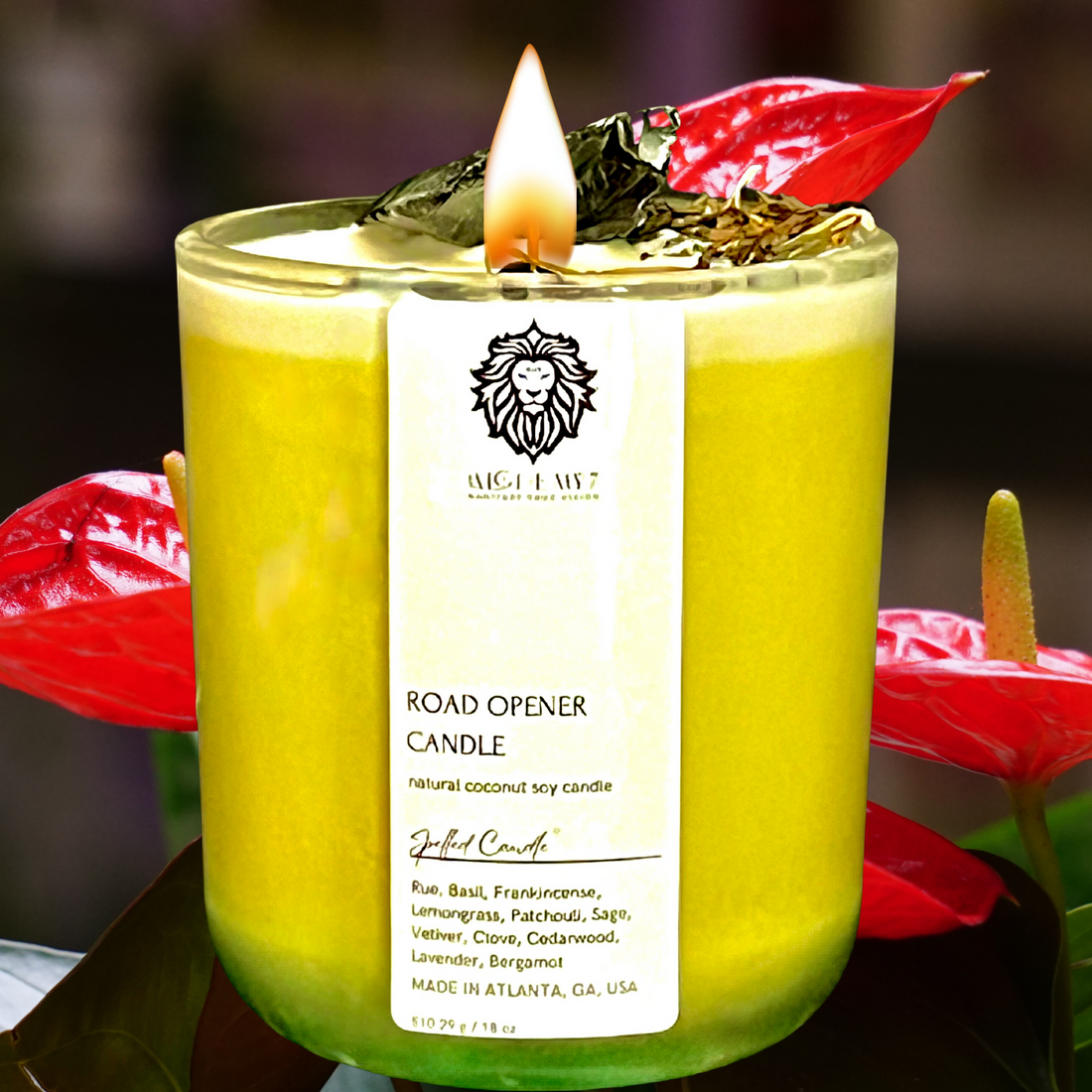 Road Opener Spelled Candle | Call the Gatekeepers, Clear Your Path, Unlock New Opportunities