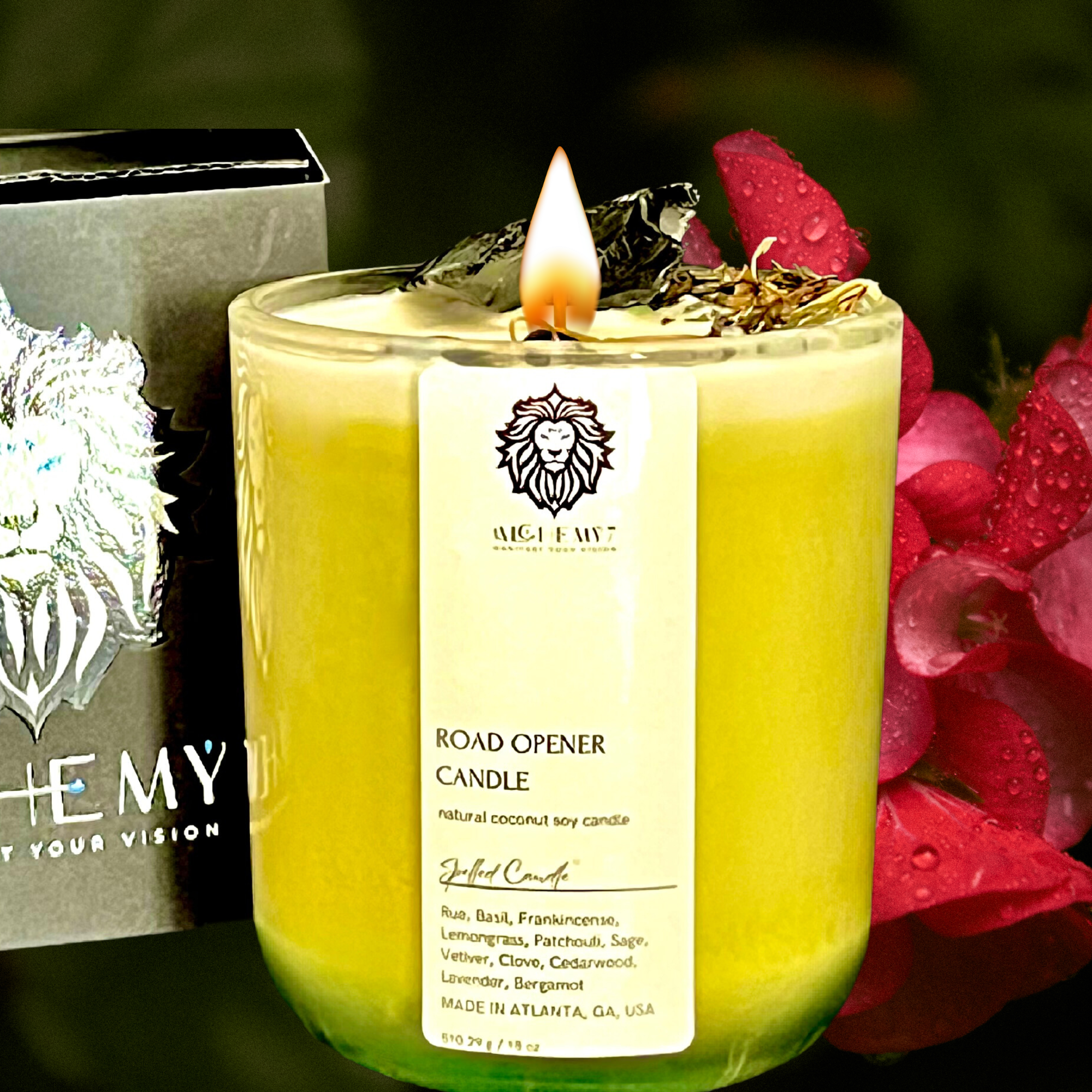 Road Opener Spelled Candle | Call the Gatekeepers, Clear Your Path, Unlock New Opportunities