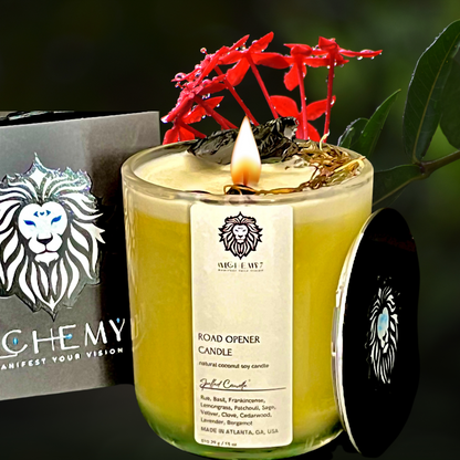 Road Opener Spelled Candle | Call the Gatekeepers, Clear Your Path, Unlock New Opportunities