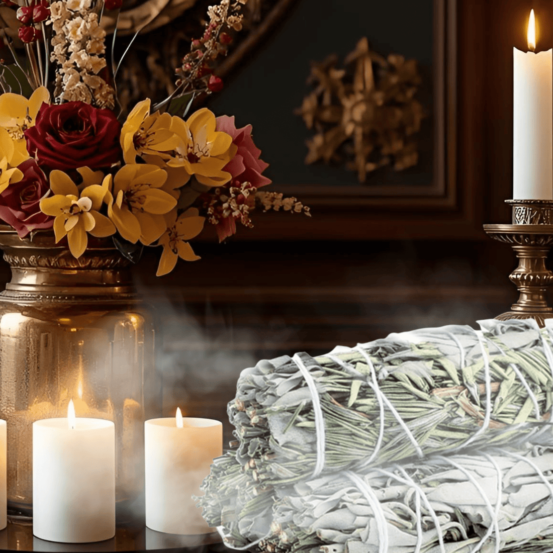 White Sage + Rosemary Sage Stick - The Haus Of Alchemy
