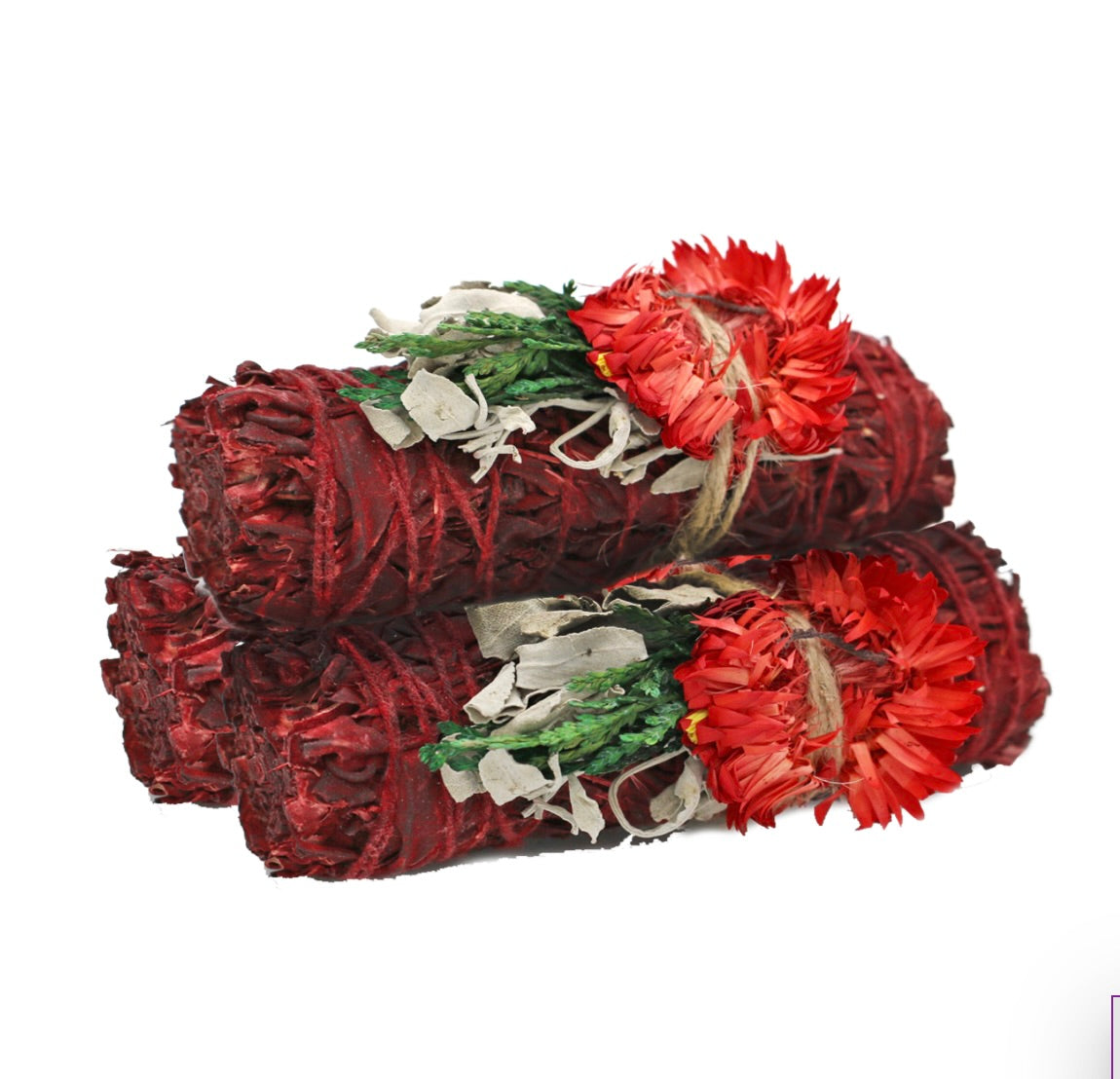 Jolly Holiday Sage Stick | Ritual Cleansing, Festive Cheer &amp; Energetic Renewal
