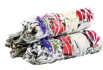 Morning Glory Sage Stick | Energy Cleansing for Joy, Clarity &amp; New Beginnings