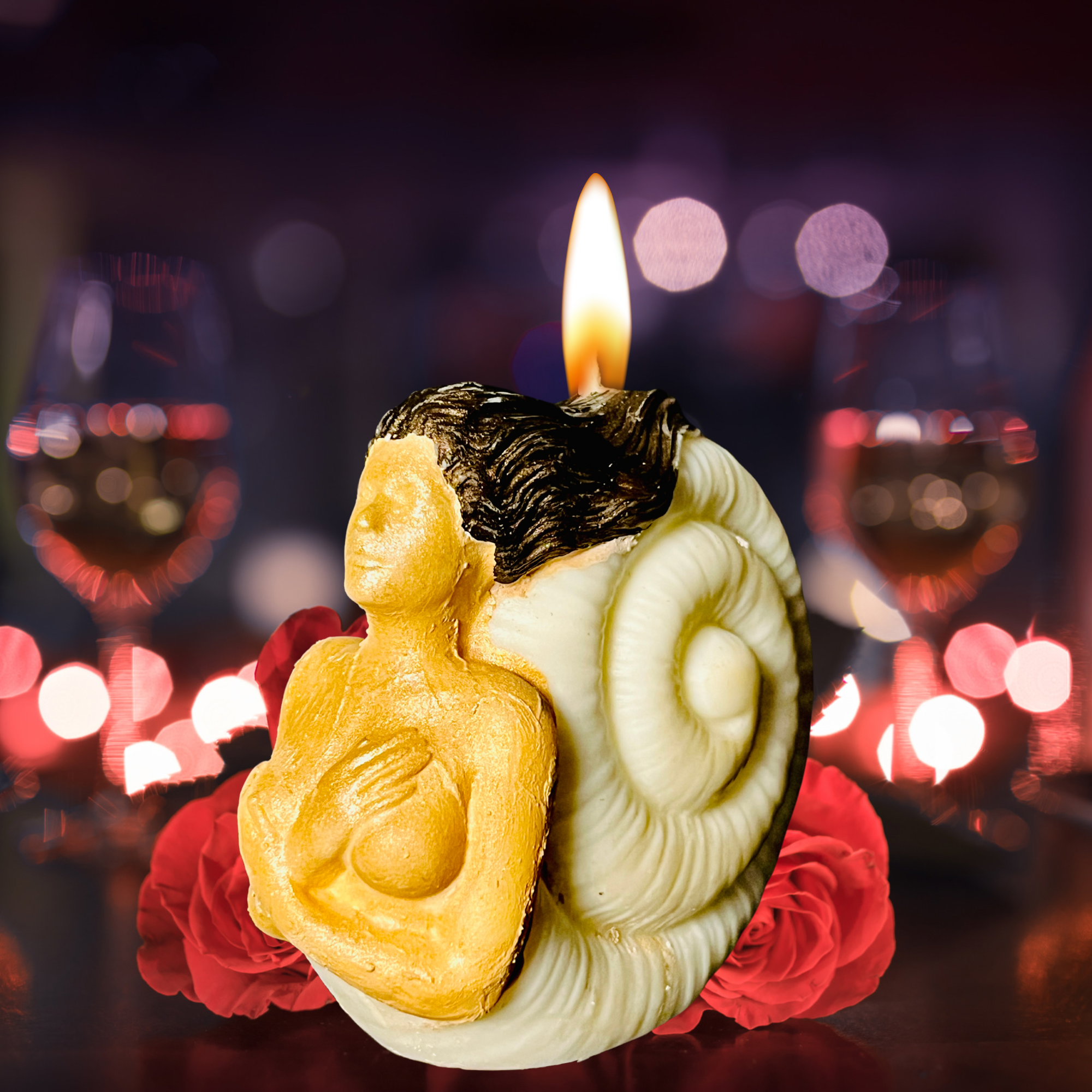 Seaborn Siren Figural Candle