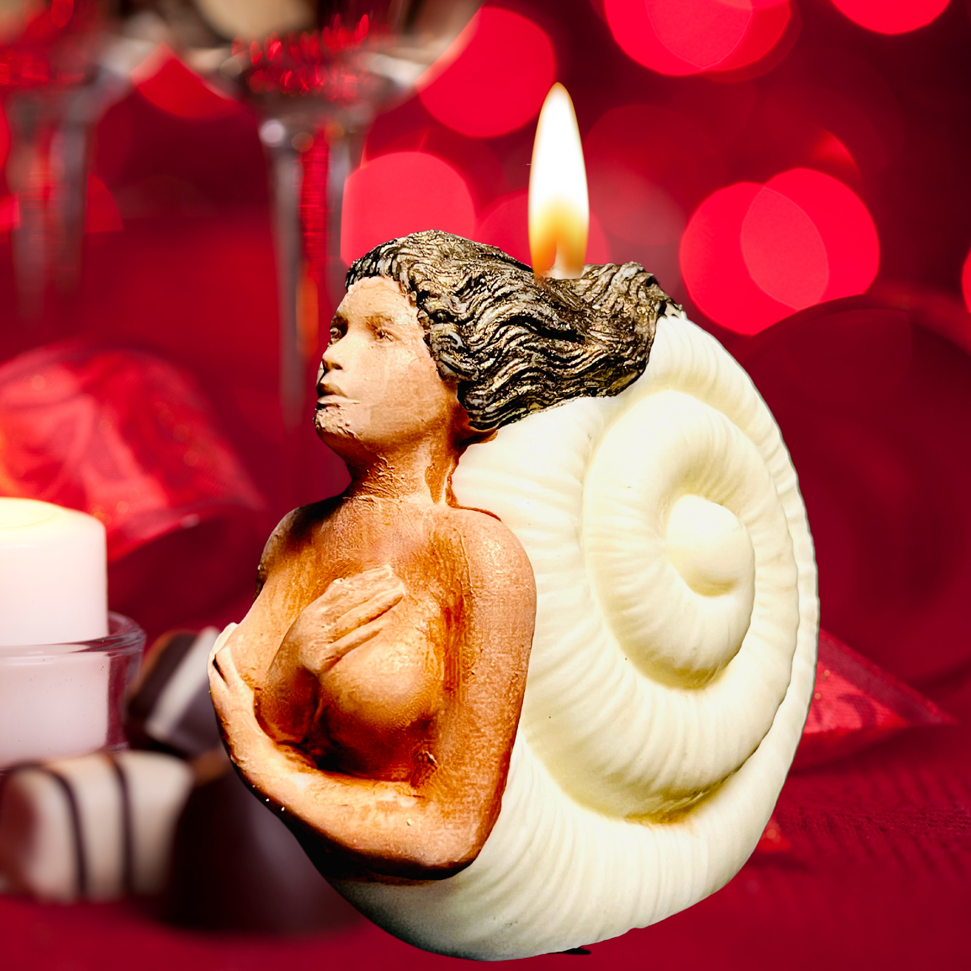 Seaborn Siren Figural Candle