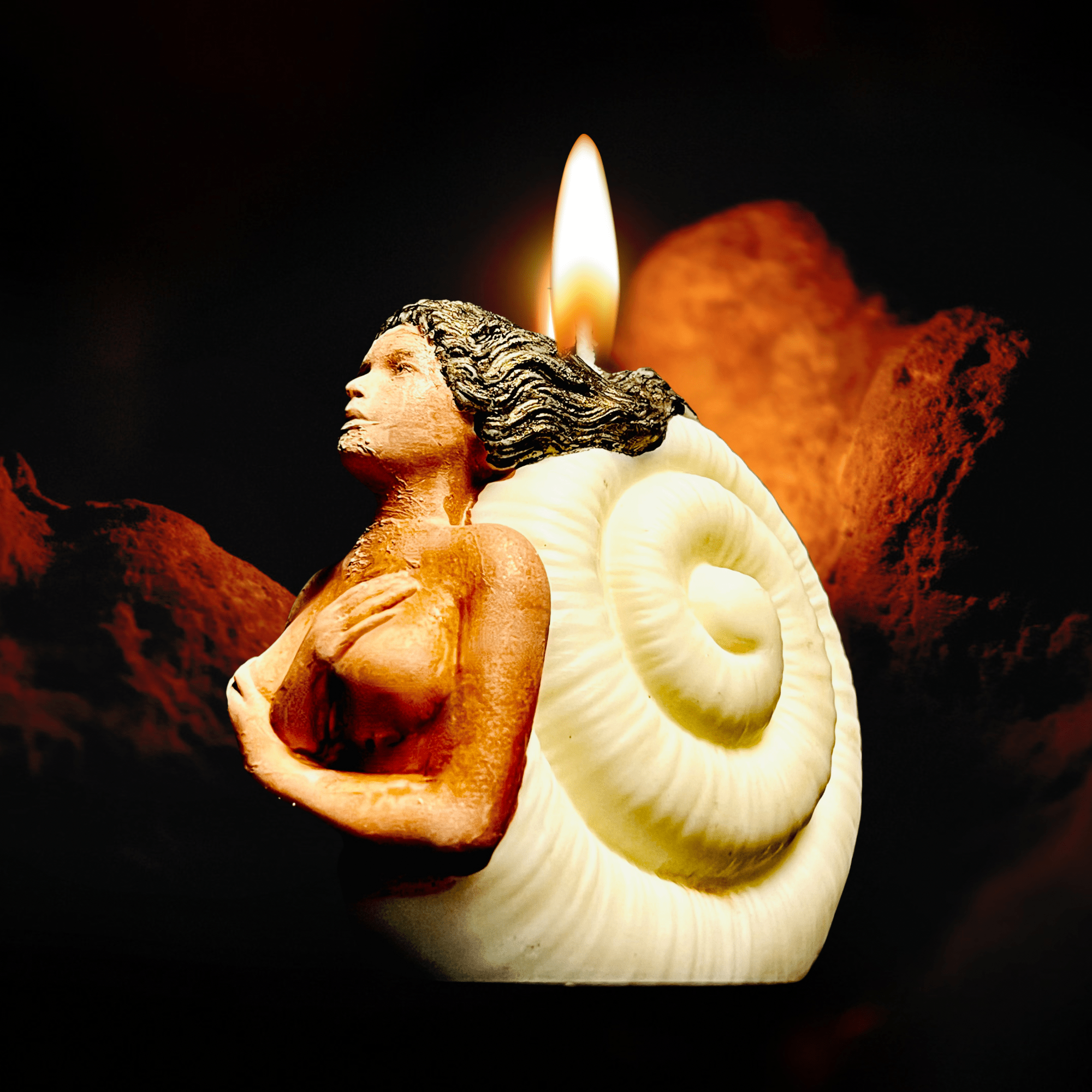 Siren | Custom Figural Candle - The Haus Of Alchemy