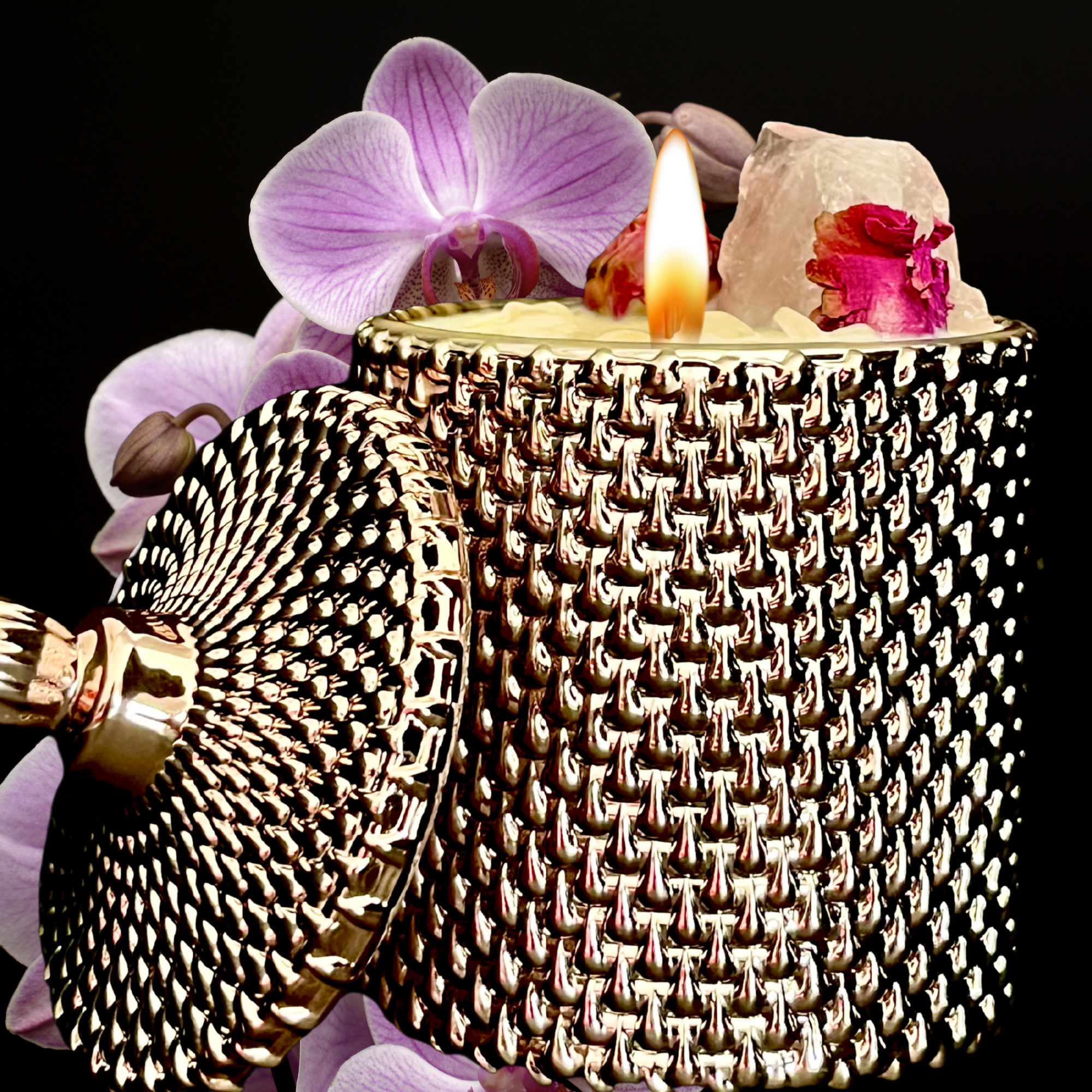 Selfish Intention Candle | Self-Love Ritual | Rose Quartz