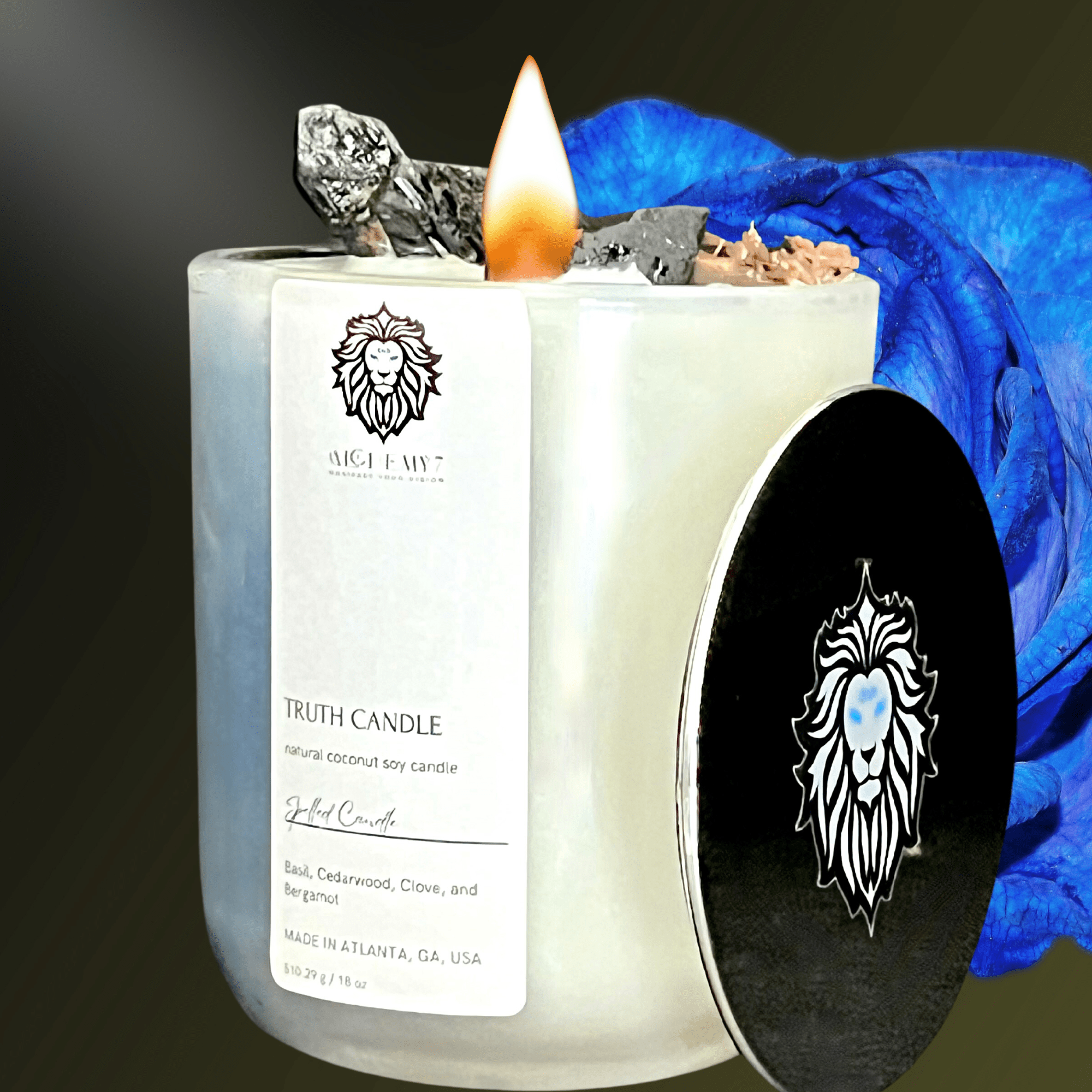 Truth Spelled Candle | Reveal Lies, Clear Confusion &amp; Command Clarity - The Haus Of Alchemy