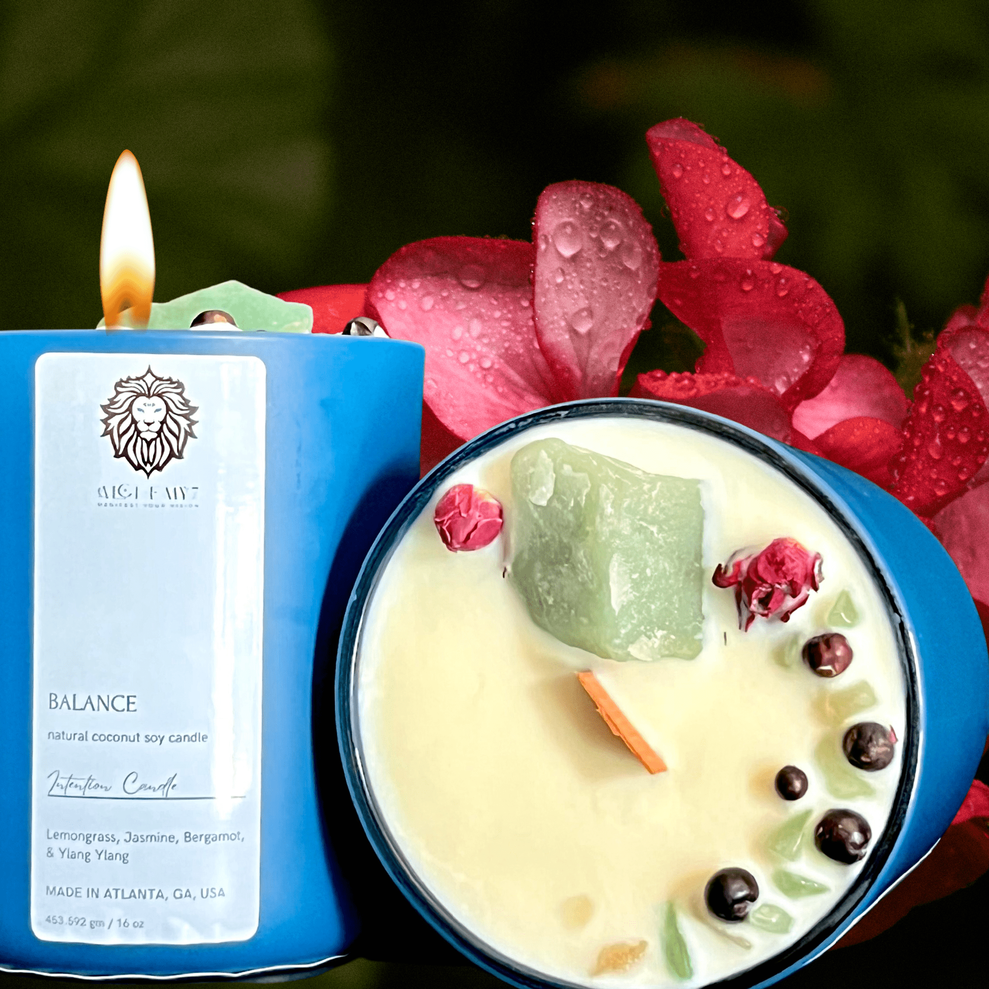 Yin Yang Intention Candle | Balance Masculine &amp; Feminine Energies - The Haus Of Alchemy