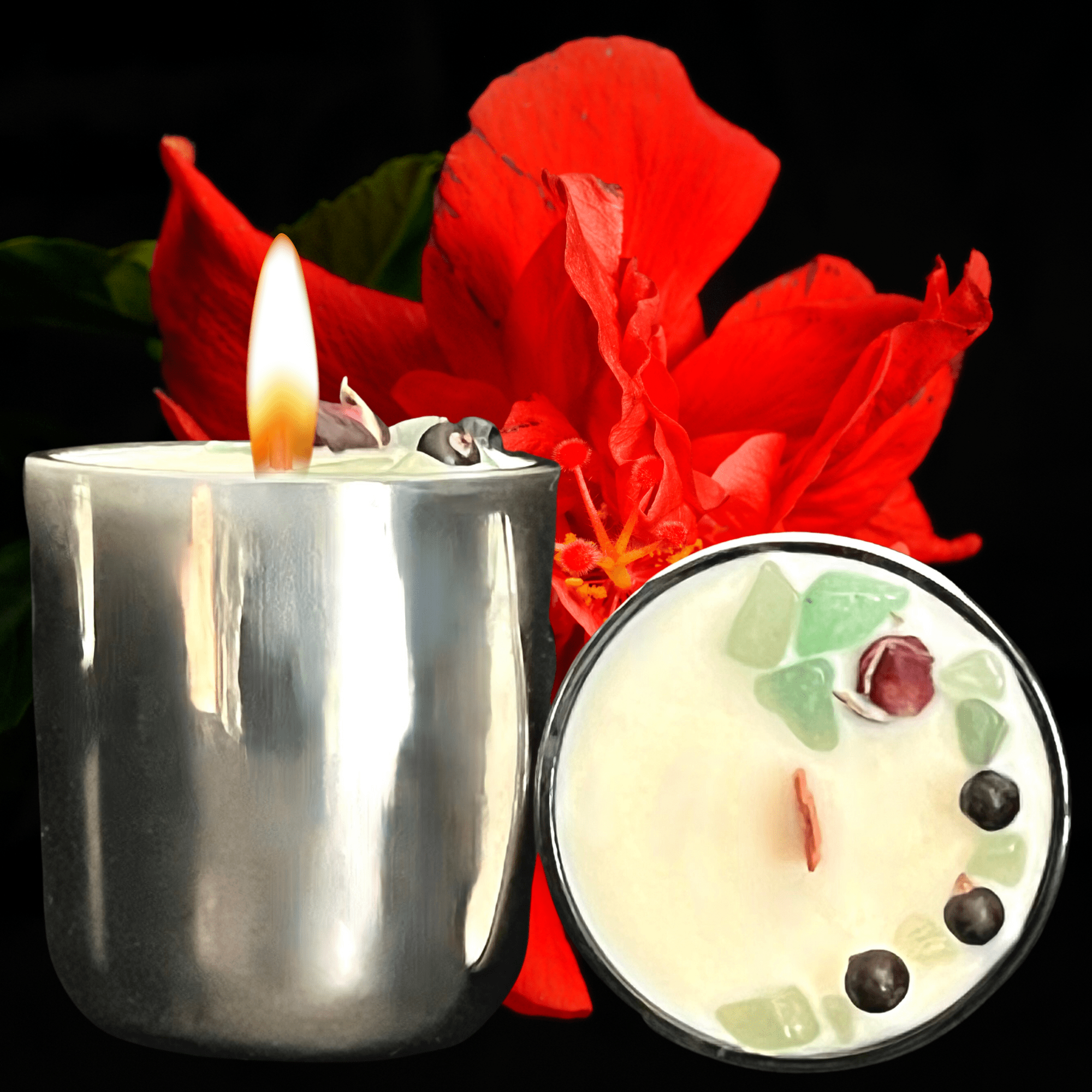 Yin Yang Mini Intention Candle | Balance Masculine &amp; Feminine - The Haus Of Alchemy