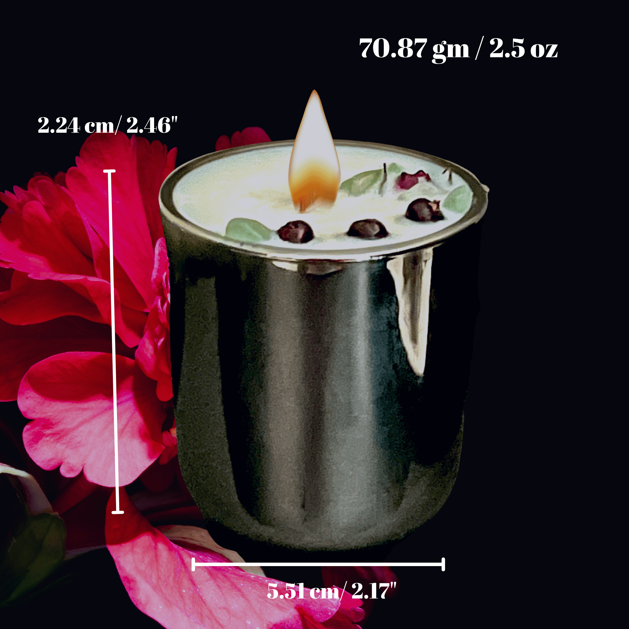 Yin Yang Mini Intention Candle | Balance Masculine &amp; Feminine - The Haus Of Alchemy