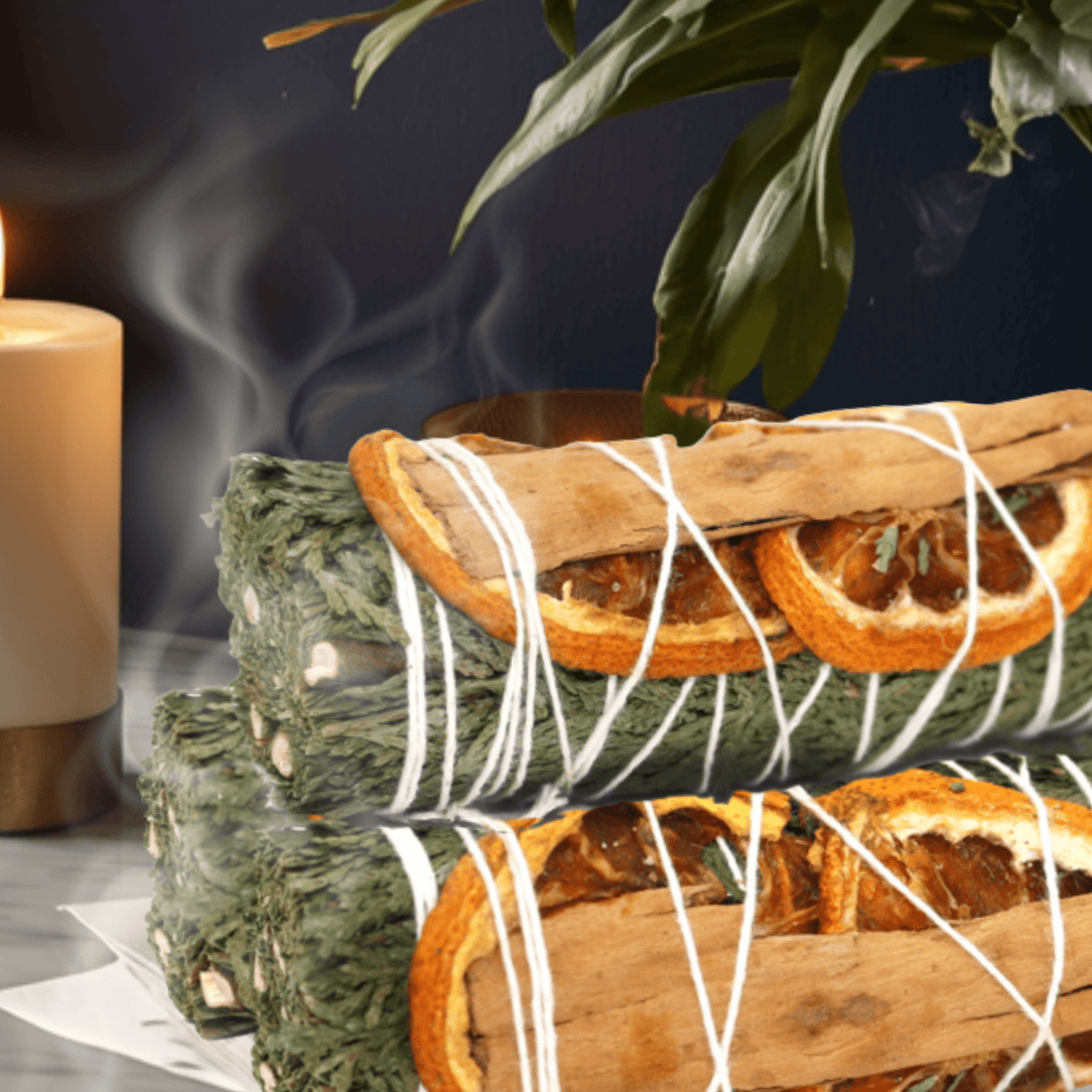 Autumn Harvest Sage Stick - Haus Of Alchemy