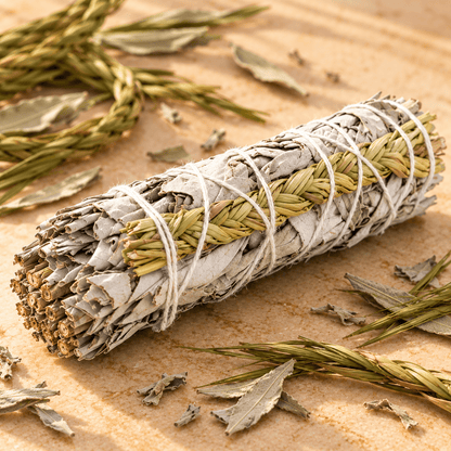 White Sage + Sweetgrass Sage Stick - Haus Of Alchemy